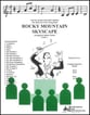 Rocky Mountain Skyscape Concert Band sheet music cover